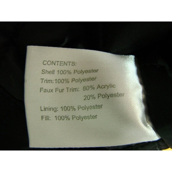 Gallery Coats Womens Large Black Zip Button Coat Jacket Pockets Satin Lined Warm - Picture 8 of 12